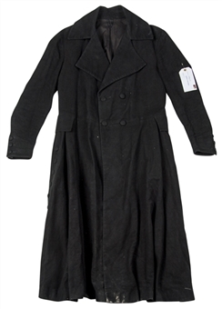 John Malkovich Screen-Worn Black Overcoat As Character "Marvin" in "Red 2"
